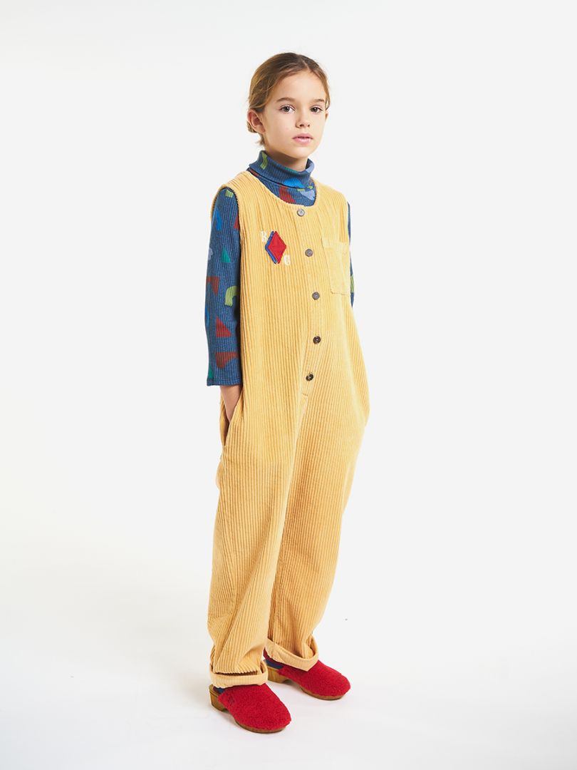 BC diamond corduroy overall