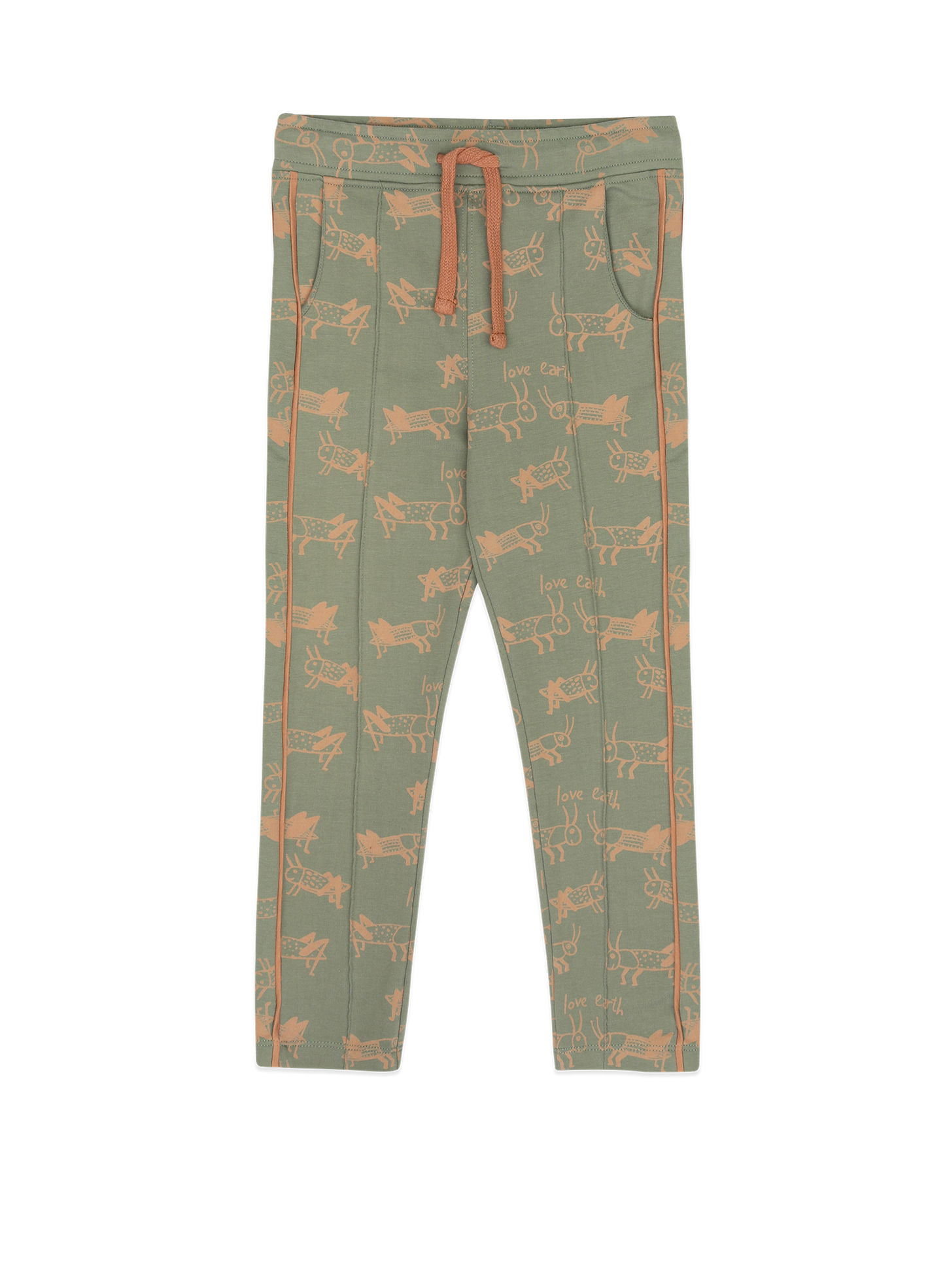 AM.Jax.07 Track Pants - Allover Print Grasshopper