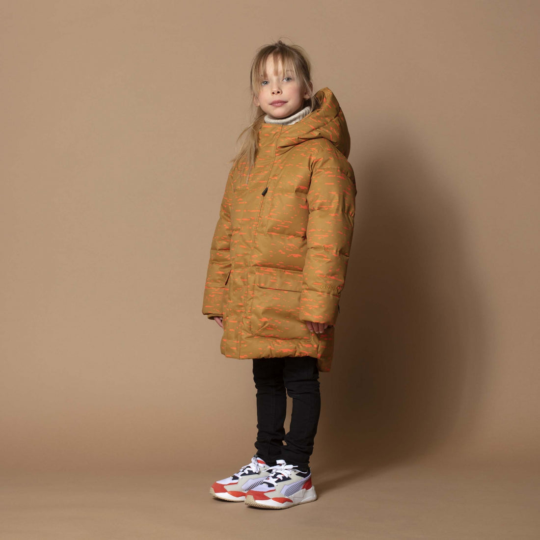TIGER EYE ALLOVER PRINT OCHRE