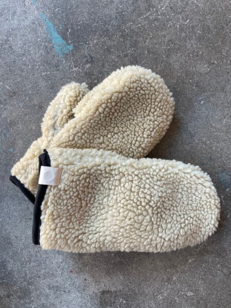 Buffalo Pile Gloves - Beige