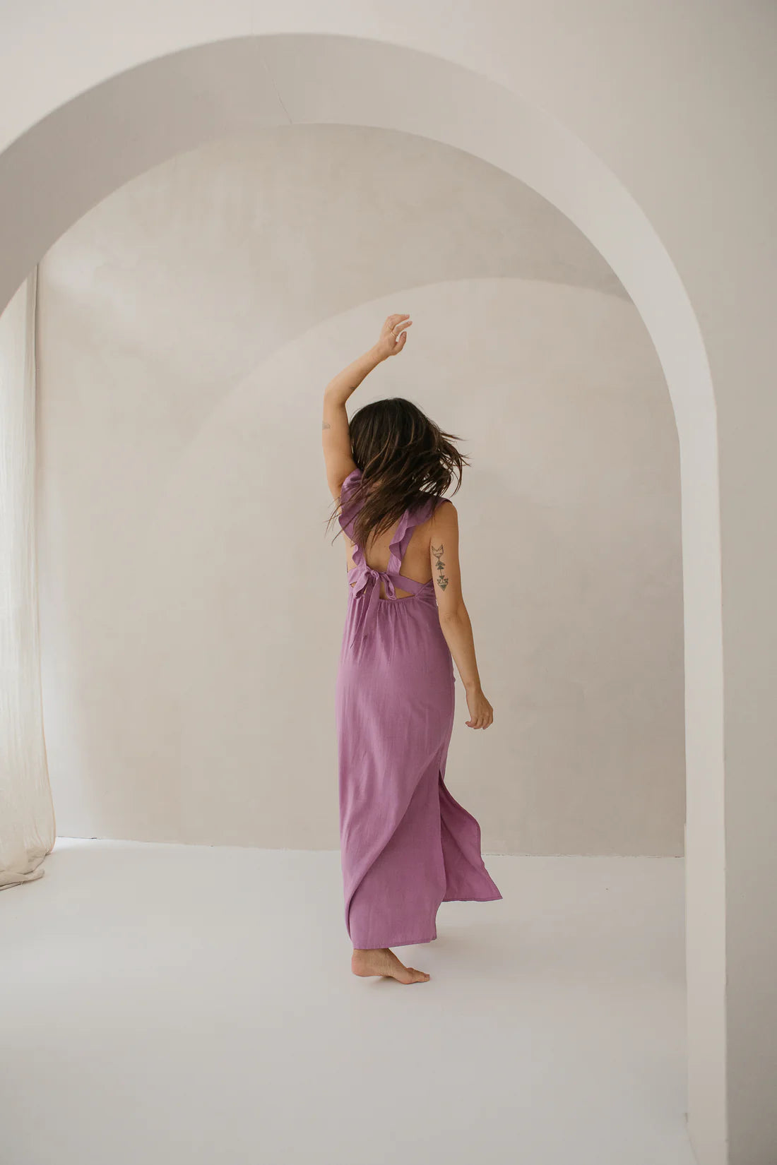 Manya Dress - Dusty Lavender