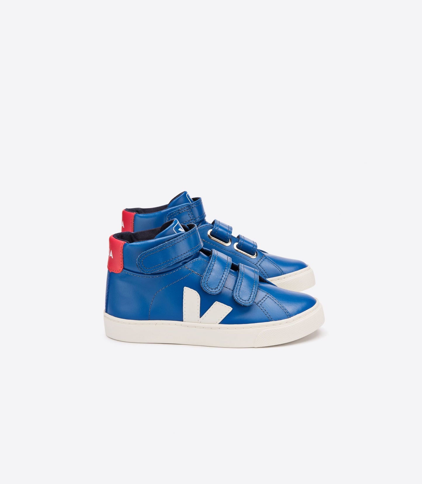 Small Esplar Mid Velcro Leather - Indigo Pierre Pekin