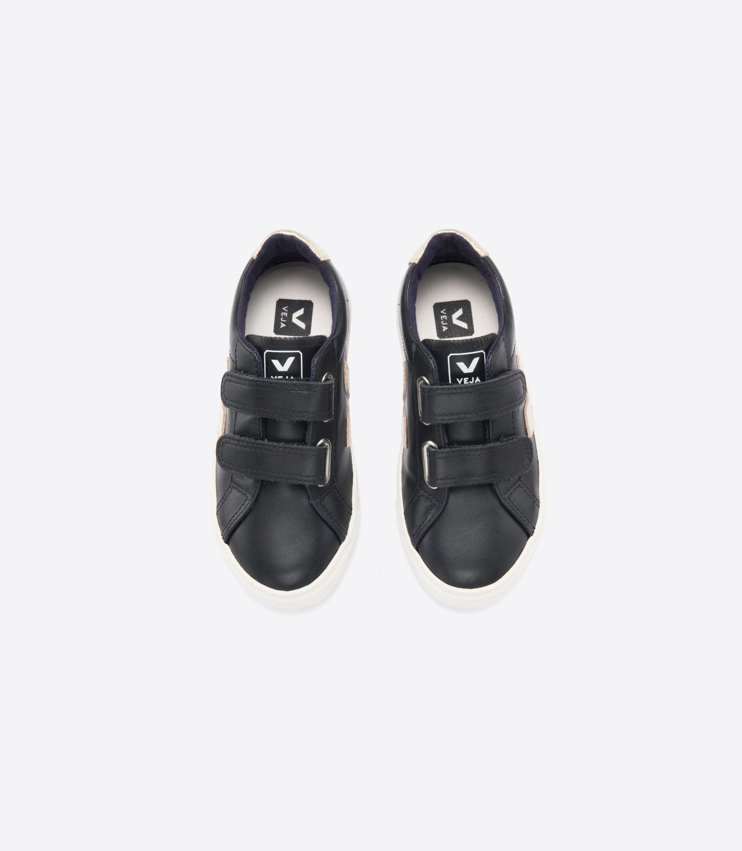 Small Esplar Velcro Leather - Black/Gold