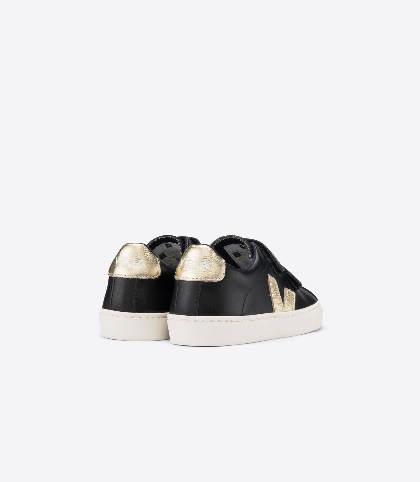 Small Esplar Velcro Leather - Black/Gold