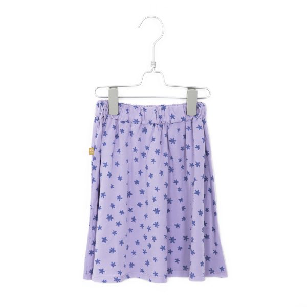 Woven Skirt - Flowers Mauve