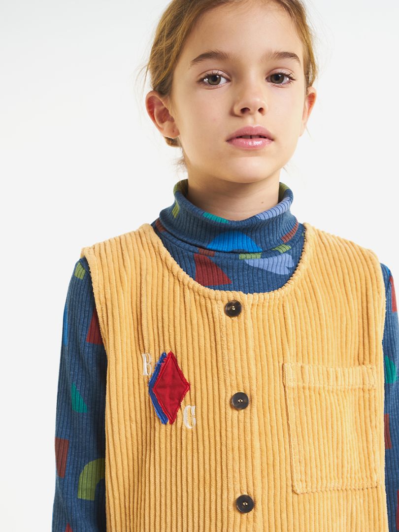 BC diamond corduroy overall
