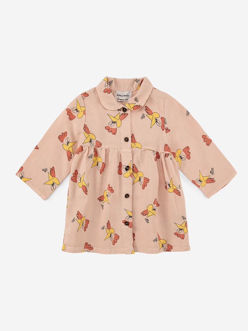 Mr o'clock all over woven dress (baby)