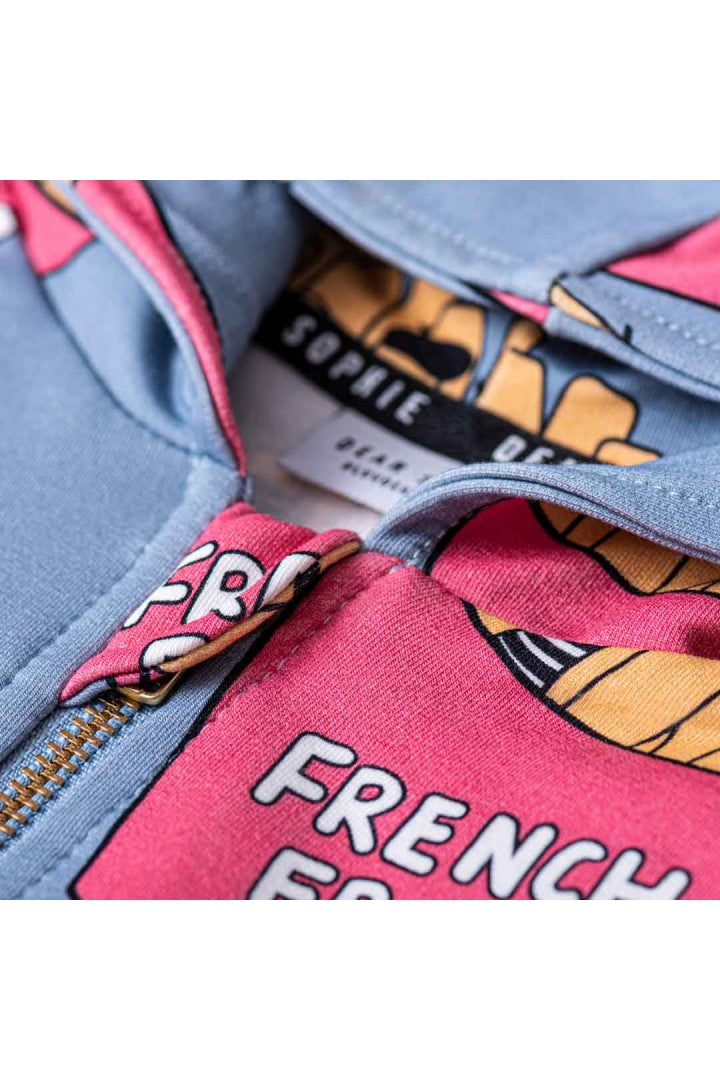 Fries Blue Hoodie