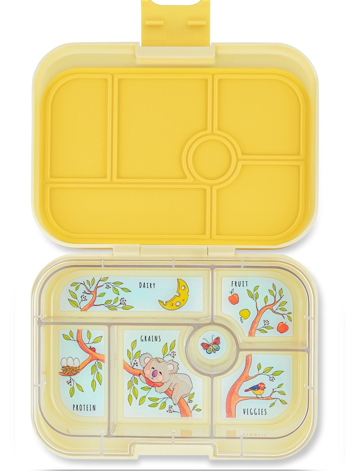 Yumbox Original 6 Vakken - Sunburst Geel/Koala