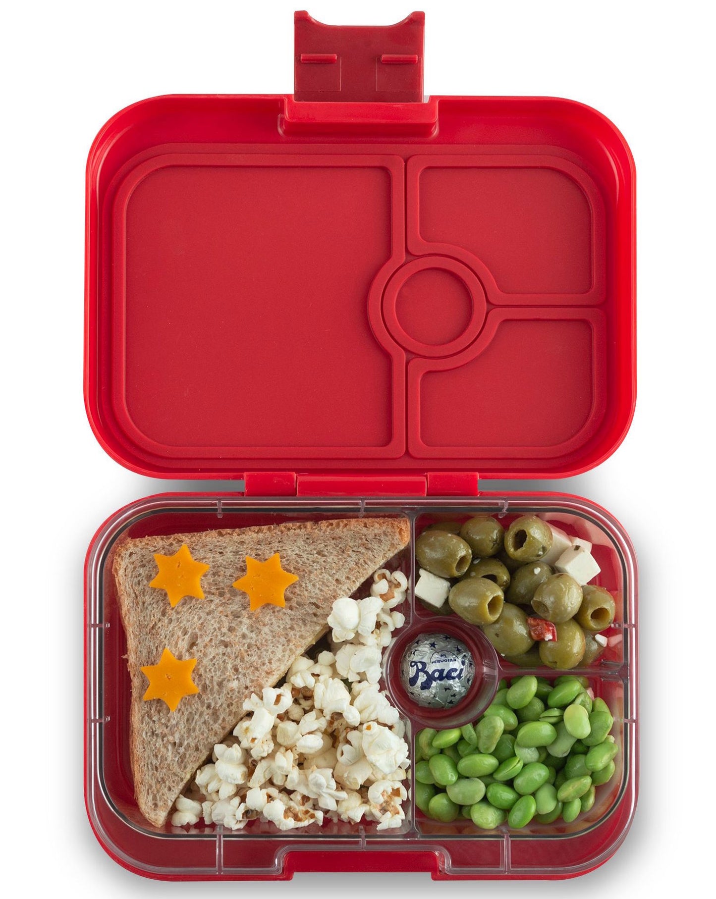 Yumbox Panino 4 Vakken - Wow Rood/Shark