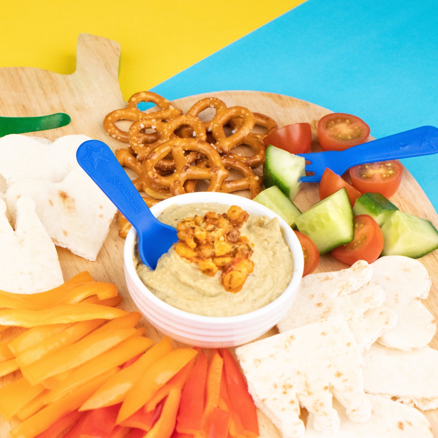 Lunchpunch Vork En Lepel - Blauw