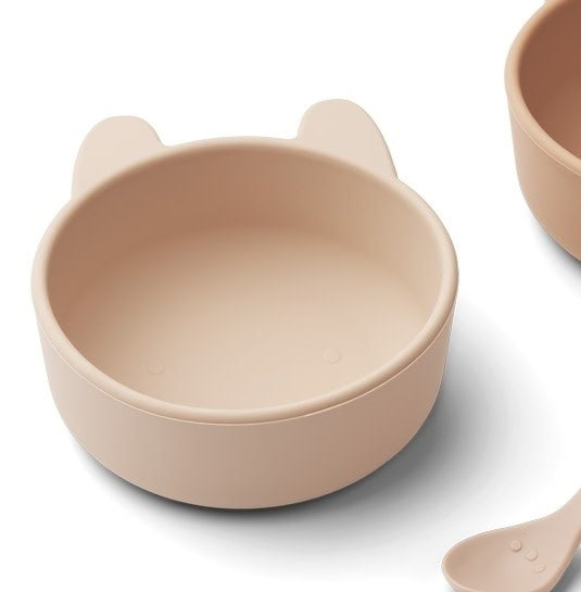 Iggy Silicone Bowl Rabbit - Dusty Rose