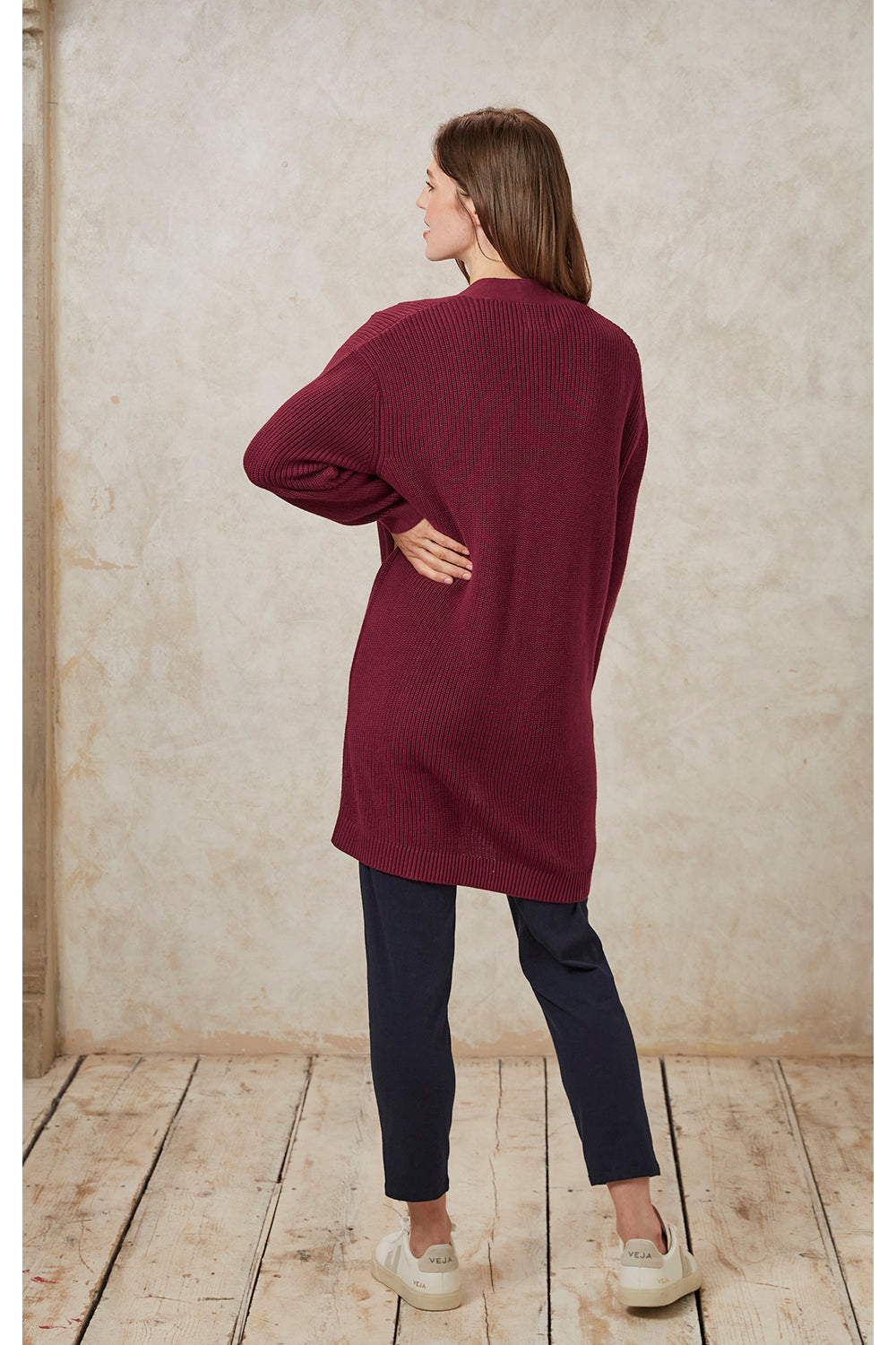Linden Cardigan - Burgundy