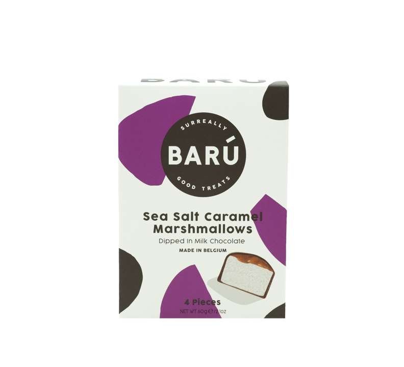 Barú Marshmallows 120G - Milk Chocolate & Sea Salt Caramel