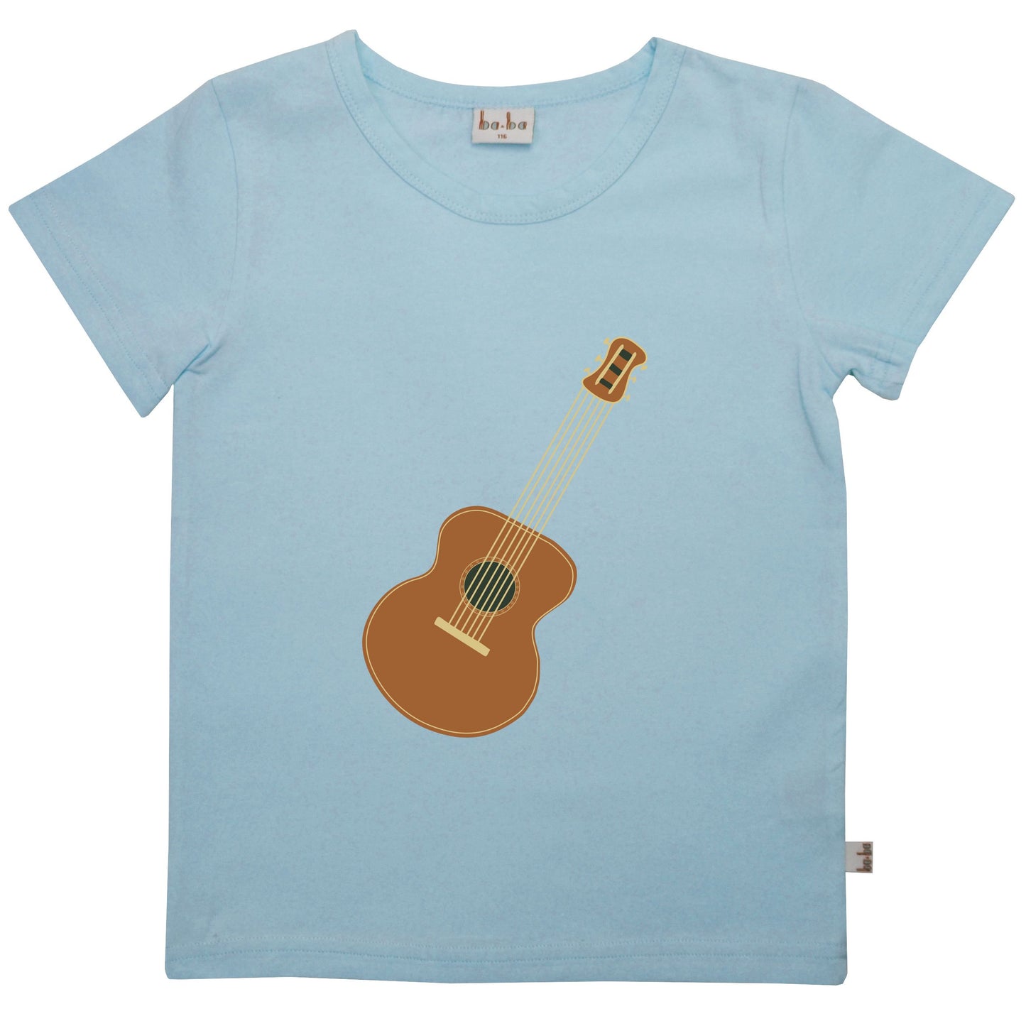 Guitar T-shirt - Ligthblue S23