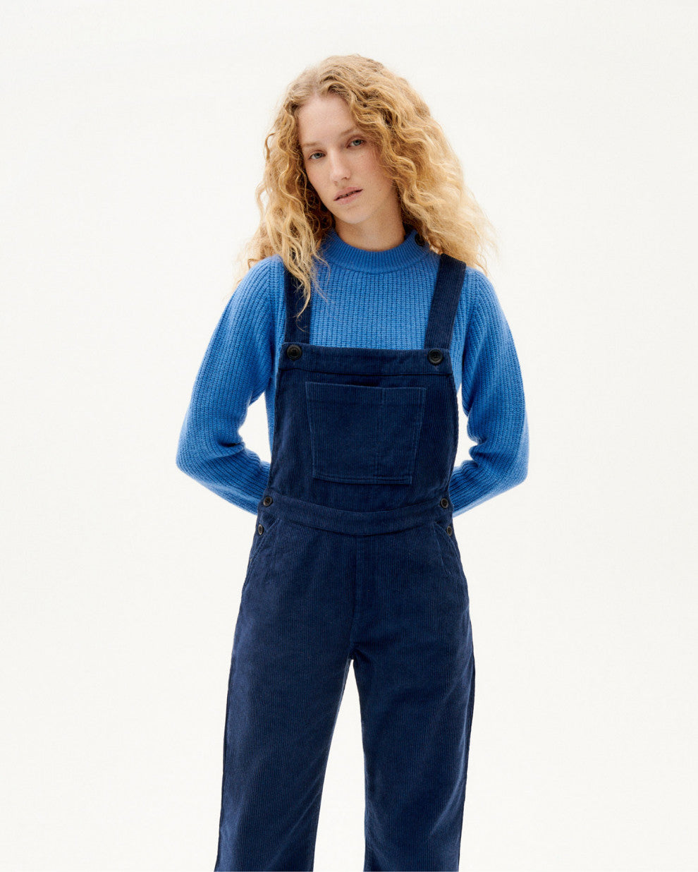 Corduroy Venus Jumpsuit - Navy