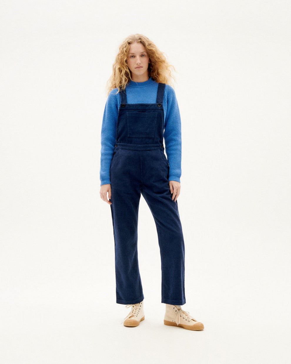 Corduroy Venus Jumpsuit - Navy