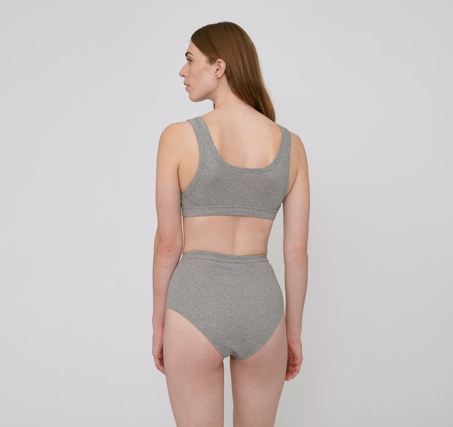 Rib-Flex Super High-Rise Briefs 2-Pack - Grey Melange