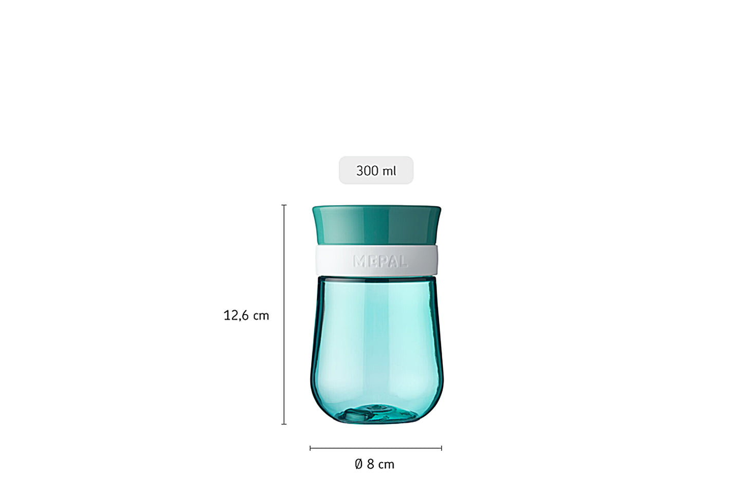 360° Oefenbeker Mio 300 ml - Deep Blue