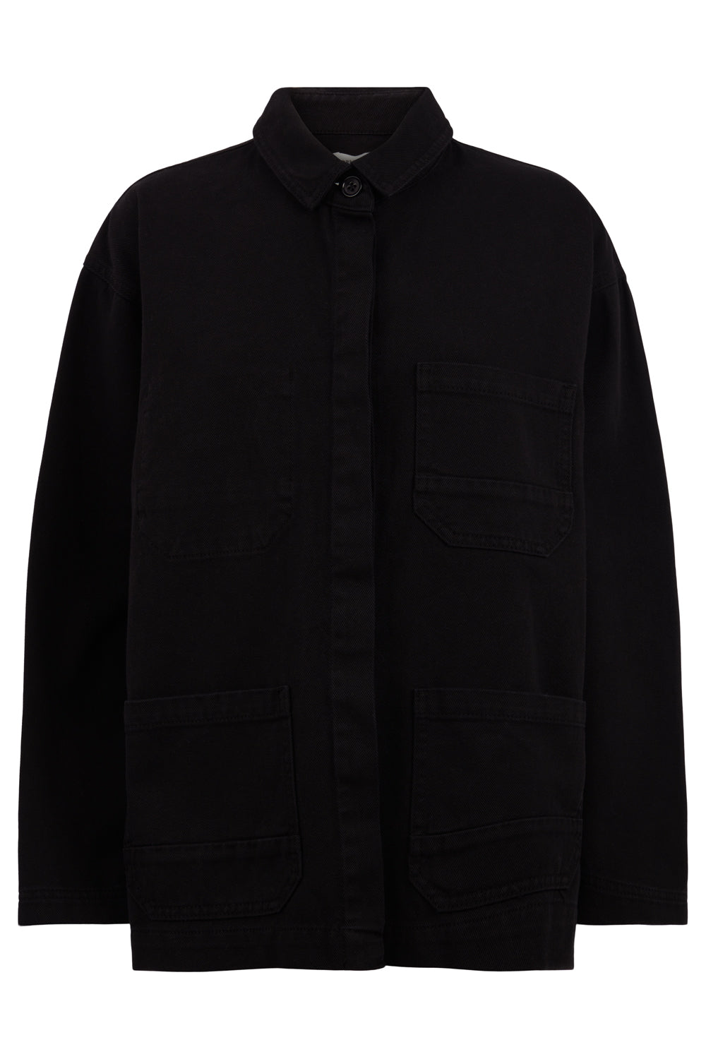 Sally Twill Jacket - Black