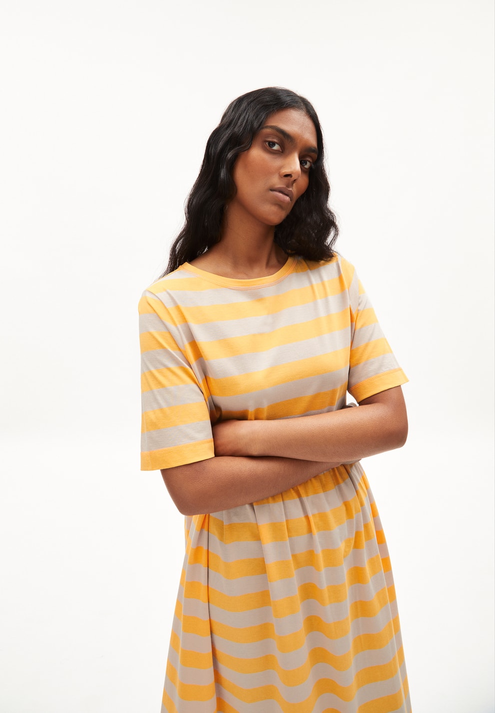 Taaky Block Stripes - Mangorange/Light Desert