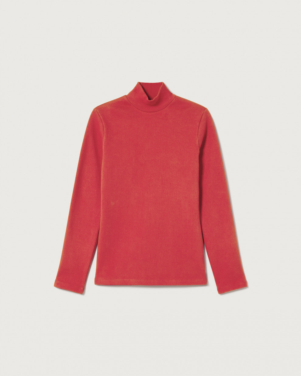 Rib Aine L/S Top - Lava Red