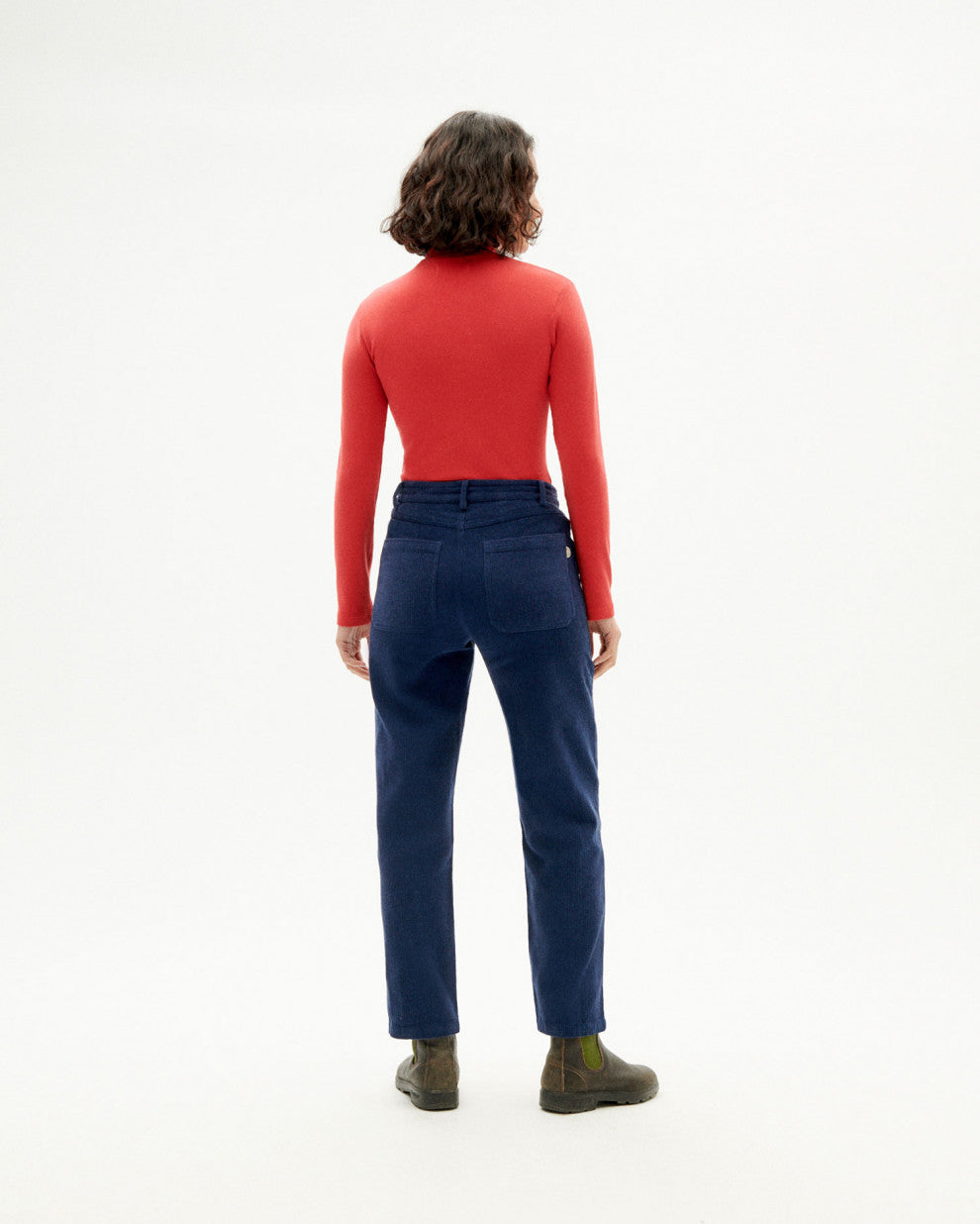 Rib Aine L/S Top - Lava Red