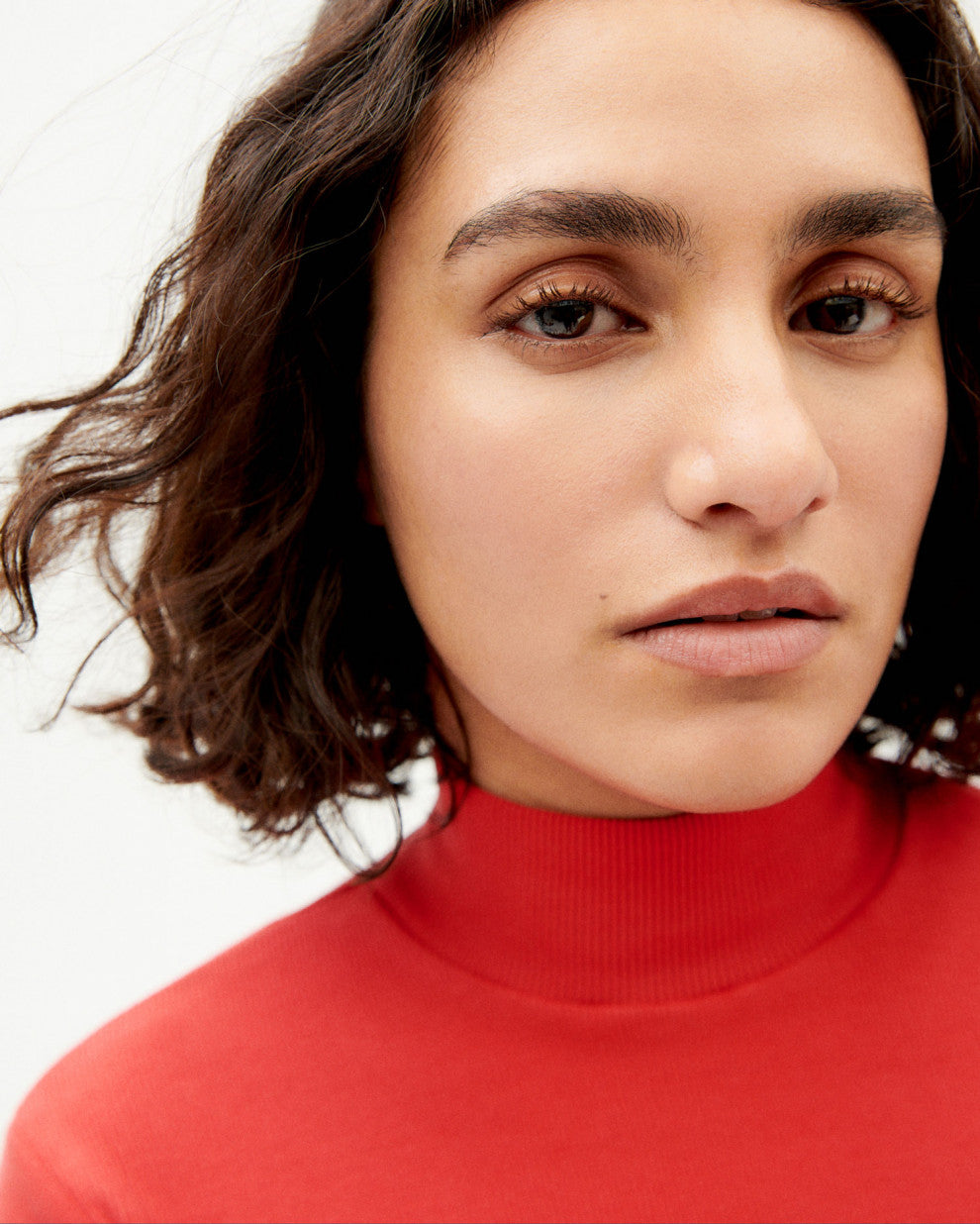 Rib Aine L/S Top - Lava Red