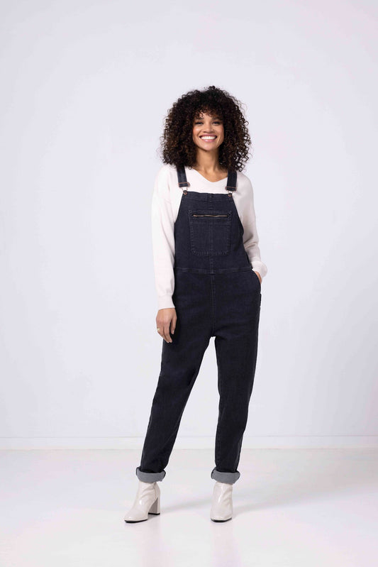 Lovi Dungaree - Washed Black
