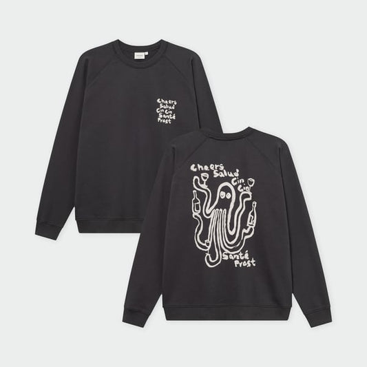 Sweatshirt Malmoe Cheers Salud Charcoal
