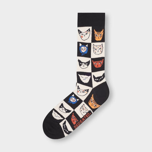 Socks Sigtuna - Cat - Bingo Black