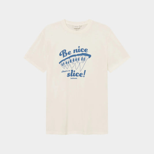 T-Shirt - Stockholm Share a slice Off White