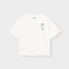 T-shirt Vadstena - Heart Cat Off-White