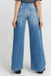 Pzliva Jeans - Wide Leg Light Blue Denim