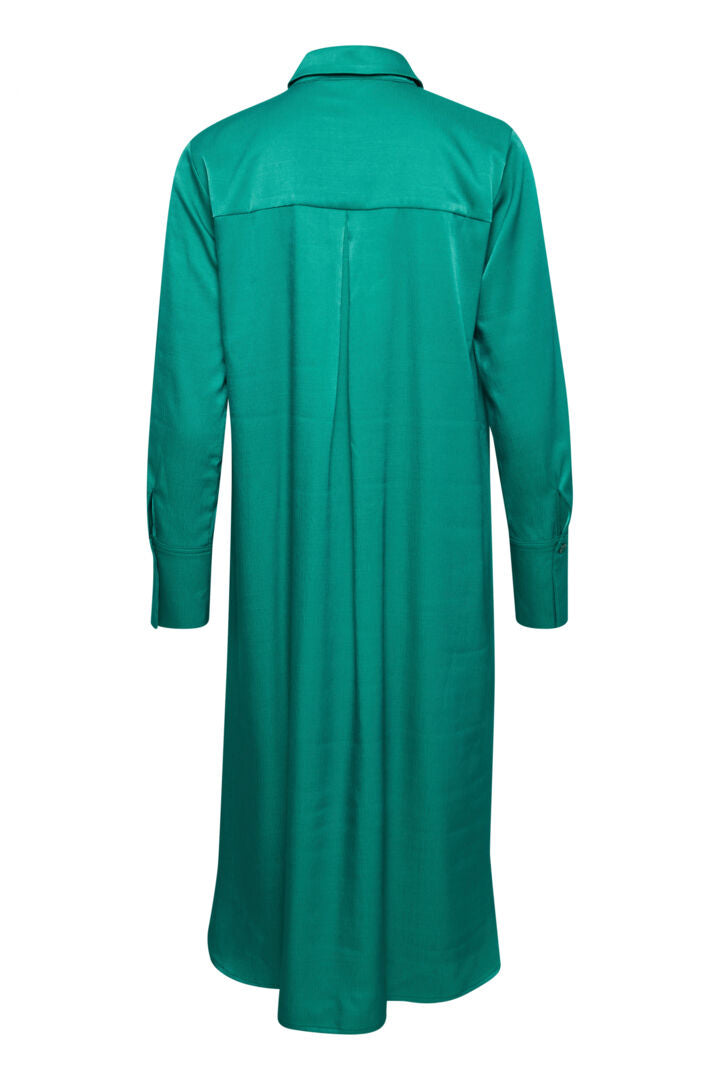 Byjimsa Shirt Dress - Cadmium Green
