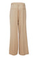 Pzjanna HW Pants Wide Leg Full Length - Irish Cream Stripe