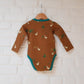 Body Long Sleeves Fleece Lycra Brushed - Alpaca