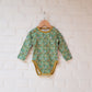 Body Long Sleeves Fleece Lycra Brushed - Flower