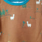 Pyjama Long Fleece Lycra Brushed - Alpaca