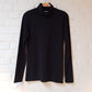 Pamila Roll Neck Jersey - Black