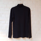 Pamila Roll Neck Jersey - Black