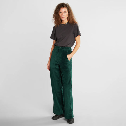Workwear Pants Vara Corduroy - Dark Green