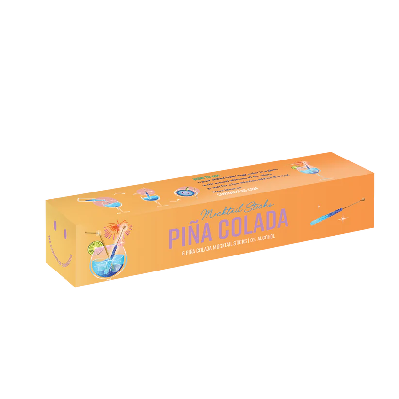 Mocktail Sticks Pina Colada Box Met 6 Sticks