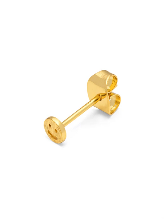 Smiley 1 Pcs - Gold Plated