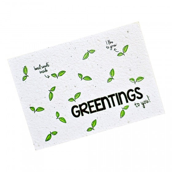Postcards - Vegetable/Herb Collection - Greentings Basil