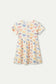 Vestido corto de niña estampado lazos - 11400