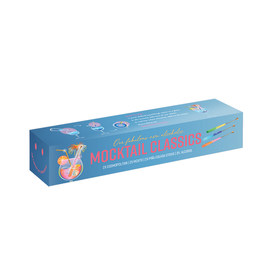 Mocktail Sticks All Flavours Box Met 6 Sticks