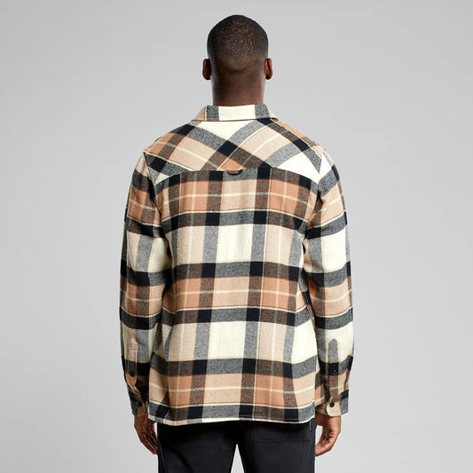 Shirt Rute Multi Check - Oat White