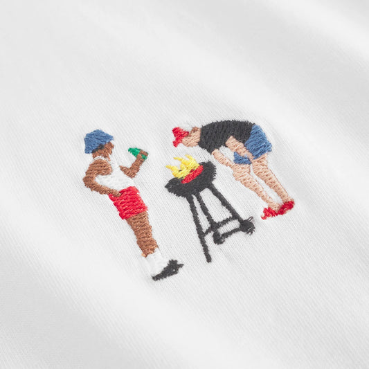 T-Shirt - Stockholm Bbq Emb White