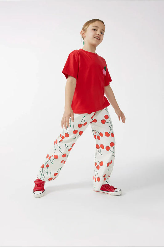 Camiseta unisex print cereza - 42403